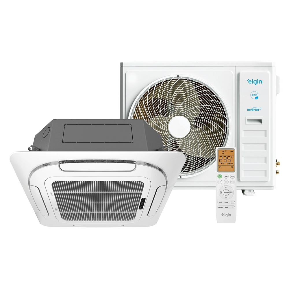 Ar Condicionado Cassete Elgin Inverter Wi-Fi 48000 Btus Frio 220v R-32