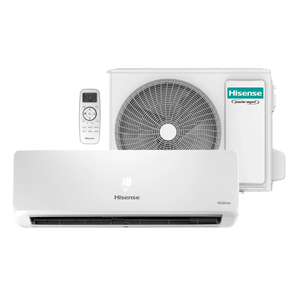 Ar Condicionado Split Hi Wall Inverter Hisense Hi-Efficiency Wi-Fi 12000 Btus Quente e Frio 220v R-32