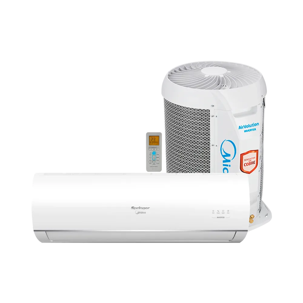 Ar Condicionado Split Hi Wall Inverter Midea AirVolution Connect 22000 Btus Frio 220v R-32