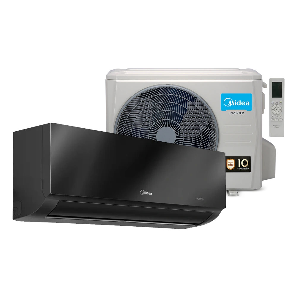 Ar Condicionado Split Hi Wall Inverter Midea Xtreme Save Connect Black Edition 18000 Btus Quente e Frio 220v R-32
